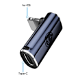 Miniatyrbillede 1 af 5: Fonken Hurtig Opladning PD27W Lightning Kabel Adapter Til iPhone iPad Type C til Lightning Konverter Adapter Data Synkroniseringsstik as the picture Style 04