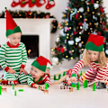 Miniatyrbilde 4 av 5: 4 grønne juleluer i filt, juleluer, julepynt
