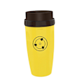 Miniatyrbild 3 av 5: Bärbar Coverless Twist-mugg med isolerad kaffekopp i rostfritt stål Yellow wheel