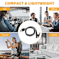 Miniatyrbilde 5 av 5: Lader Kompatibel Med For Garmin Vivomove Hr Approach S20 Forerunner 735xt 235