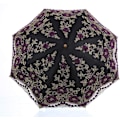 Miniatyrbillede 3 af 4: Sammenfoldelig UV-parasol Sne/Regn/Sol Paraply Broderi Bryllupsparaply