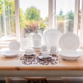 Miniatyrbilde 6 av 7: Dessert Serveringssett Brødtallerken - Tåler Mikrobølgeovn og Oppvaskmaskin