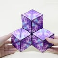 Miniatyrbilde 5 av 5: 3D Magnetisk Terningpuslespill Allsidig Terning Tredimensjonal Deformasjon Romlig