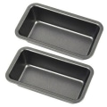 Miniatyrbild 1 av 5: 2 st brödformar för bakning nonstick kolstål limpform bricka toastform kaklimpa bakverk toast bo
