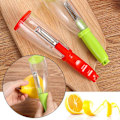 Miniatyrbillede 4 af 7: Tilbehør Rive Opbevaringskasse Køkken Gadgets Slicer Shredder Cutter Rustfrit Stål Frugt Skræller(Grøn)