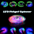 Miniatyrbilde 3 av 5: 2-pak krystall LED-lys fidget leketøy Fidget leker Stressavlastning Anti-angst leker Hjerneutvikling For