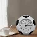 Miniatyrbild 5 av 5: (Y)Pojkar Present Kreativ Fotboll Väckarklocka Skrivbords Klocka För Sovrum Heminredning White