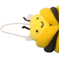 Miniatyrbilde 6 av 6: Bee Svamp Badeball Gul Kroppsvask Skrubber Material PE Massasjebørste for Barn Badetilbehør for Menn Kvinner