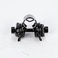 Miniatyrbillede 4 af 5: Sort Cykel Saddelbolt Saddelpind Klemme Montering Beslag 1stk Sort