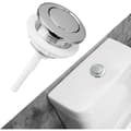 Spolningsknapp, 38 mm tryckknapp för badrum och WC Vattenbesparande enhet - Passar för toalettcistern