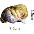 Miniatyrbillede 2 af 3: Miniature Have Statue - Drømme Havfrue Peaceful Sleeping Mermaid