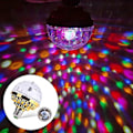 Miniatyrbilde 2 av 4: Fargerik Roterende Magisk Kule Lys Fargerik Led Diskolampe Pære Premium Magisk Lampe Plugg Inn Diskokule Lys Rgb Strobe