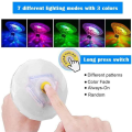 Miniatyrbilde 4 av 6: Flytende LED-badekarlyslampe for bad, diskotek, dam, svømmebasseng, barneleker, 7 moduser assortert farge batteridrevet