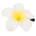 Miniatyrbild 3 av 5: Hårklämma med Plumeria för Kvinnor och Flickor - 10-pack (Gul)