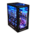 Miniatyrbillede 1 af 5: Bog Nook Kit DIY Bogreolindsats Dekoration 3D Puslespil Miniature Træbogstøtter Med LED Lys Lille Bibliotek Hjem Dukkehjem Near Future