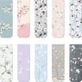 10-pakning magnetiske bokmerker med blomsterdesign, sidemarkører for lesing -FX-