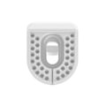 Miniatyrbillede 4 af 5: Opladningskabel i silikone til Xiaomi Watch2Pro S3 S2, urholder, oplader White
