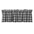 Pikkukuva 1 / 5: Ikkunaverho Vintage Ruudullinen Polyesteri Koristeellinen Tankokujaverho Keittiöön KAESI Black White
