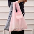 Miniatyrbillede 5 af 5: 4 Pak Foldbare Indkøbsposer Genanvendelige Miljøvenlige Indkøbsposer Shopper Bag Foldbar I Vedhæftet Lomme