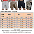 Miniatyrbillede 2 af 3: Men Fit -lommer Shorts Herre Ferie Afslapning Khaki M