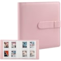 Miniatyrbillede 1 af 5: Fotoalbum med 256 lommer til Fujifilm Instax Mini LiPlay 11 90 70 50S 26 25 9 8+ 8 7S Instant Kamera/Mini Link SP-1 Printer Pink