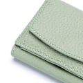 Pikkukuva 4 / 4: Naisten pieni lompakko PU-nahkaa kolmiosainen vetoketjullinen kolikkotasku korttikotelo kukkaro Green