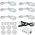 Miniatyrbillede 7 af 7: 6 stk. Indvendige LED-spotlys 12V 3W Indbygget loftslys til RV Camper Van Caravan Båd Varm hvid