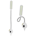 Miniatyrbillede 8 af 8: Sy LED symaskine 20 lys energibesparende lampe svanehals arbejdslampe EU AC 110‑250V