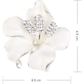 Pikkukuva 4 / 5: Elegantti kukka- ja kristallikoriste 29,8 g
