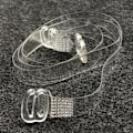 Miniatyrbilde 4 av 5: Usynlige BH-stropper 4-pakning 10 mm bred Transparent