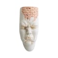 Miniatyrbild 1 av 5: 2023 Figur Blomkruka Resin Planter Nordisk Vit Abstrakt Konst Väggdekoration Karaktär Ansikte Vas White style 3