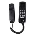 Kablet fasttelefon for veggmontering med hurtigvalg - Minneknapper veggtelefon Black