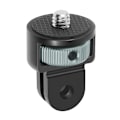 Pikkukuva 1 / 5: SS45181-A1 Alumiiniseos 1/4 tuuman ruuvijalusta-adapteri Insta360 Gopro DJI:lle, 360 astetta pyörivä Multicolor Black Titanium