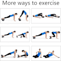 Miniatyrbillede 7 af 8: Dobbeltsidede Glidende Diske Core Sliders Ultimate Core Trainer Gym, Tæppe og Hårdt Gulv Øvelses Glidende Diske Dobbelt Hjem Grey