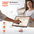 Miniatyrbillede 2 af 6: Tablet Stand, iPad Stand Holder, Aluminium 360° Roterende Foldbar Monitor Stand