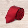 Miniatyrbillede 4 af 5: Mænds Silke Slips Skoleuniform Formelle Festdragt Slips Til Fødselsdag Bryllup Wine Red
