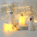 Miniatyrbilde 3 av 5: 4 stk Halloween-dekorasjoner for barn, bærbare gresskarlykter