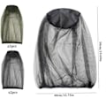 Miniatyrbilde 2 av 5: 4 stk knott hode netting nett anti insekt mygg hode netting nett fint mesh netting deksel birøkt bee slør for utendørs fotturer camping fiske svart grønn