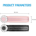 Pikkukuva 5 / 5: Paper Craft Edge Cutter, 12-in-1 pyörivä paperileikkuri, paperileikkuri askarteluun, monitoiminen leikkauskonepaperi aaltoviivoilla askarteluun black