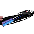 Miniatyrbilde 2 av 5: Bærbar Badminton Racket Bag Vanntett Støvtett Badminton Bæreveske Lett Tennis Racket Bag Sport Utendørs Badminton Black