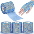 Miniatyrbillede 1 af 5: 3 stk. Atletisk Forbind Tape til Sport Forbind Tape 2,75 tommer x 30 yards blue