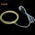 Miniatyrbilde 5 av 5: 60mm-120mm COB Angel Eye LED Ringlys Bil Hodelykt Lampe green 70mm