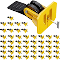 Miniatyrbild 1 av 5: 50-pack Kakelutjämningssystem Kit Återanvändbara Kakelutjämnare Distanser Justerare Distansbalanseringssystem