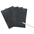 Miniatyrbillede 1 af 5: Vintage Brevpapir med Linjer til Personlige Breve Blank carbon black