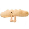 Miniatyrbillede 1 af 5: Sød Plys Croissant Legetøj Udstoppede Simulation Mad Brød Blød Dukke Børnelegetøj Soveværelse Søvn Piger Fødselsdagsgave Udstoppede Dyr baguette 32x9cm