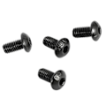 Miniatyrbillede 5 af 5: Knap M5 X 10mm Hex Hovedskrue Sort 50