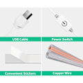 Miniatyrbilde 3 av 5: 14 stk LED-speil lys dimbar berøring kontroll speil lys bad speil lys med USB-kabel LED-stripe lys speil