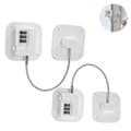 2-pack Kylskåpslås - Kraftigt Kombinationslås för Kylskåp P20250110925 White