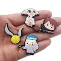 Miniatyrbild 3 av 5: 17 st Harry Potter Crocs-skor Charm Smycken Sandaler Dekoration Charm Födelsedagspresenter Skor Tillbehör Set