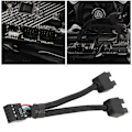 Miniatyrbild 5 av 5: Moderkort USB 2.0 9-stifts Header 1 till 2 Förlängningshub Splitter Adapter Konverterare